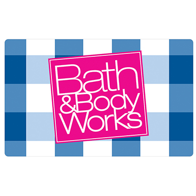 BATH & BODY WORKS® $10 Gift Card – Indulge yourself with luxurious fragrances, beauty and home décor products, accessories, and more.