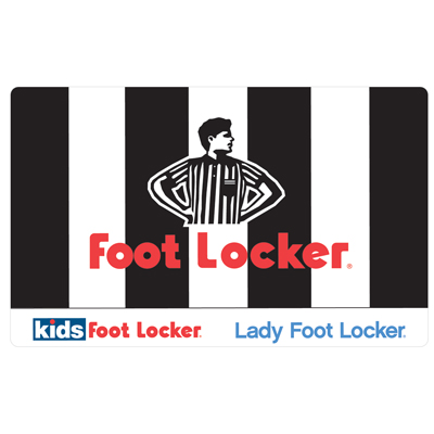 FOOT LOCKER® $10 Gift Card - Get in gear with athletic apparel, accessories, and fan gear for the entire family.